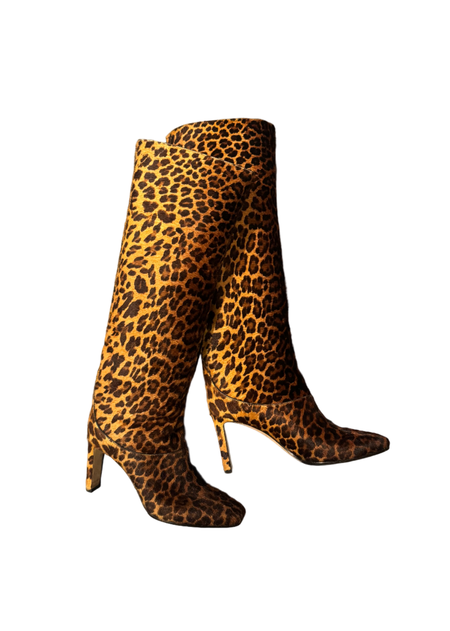 jimmy choo leopard boots, 38.5