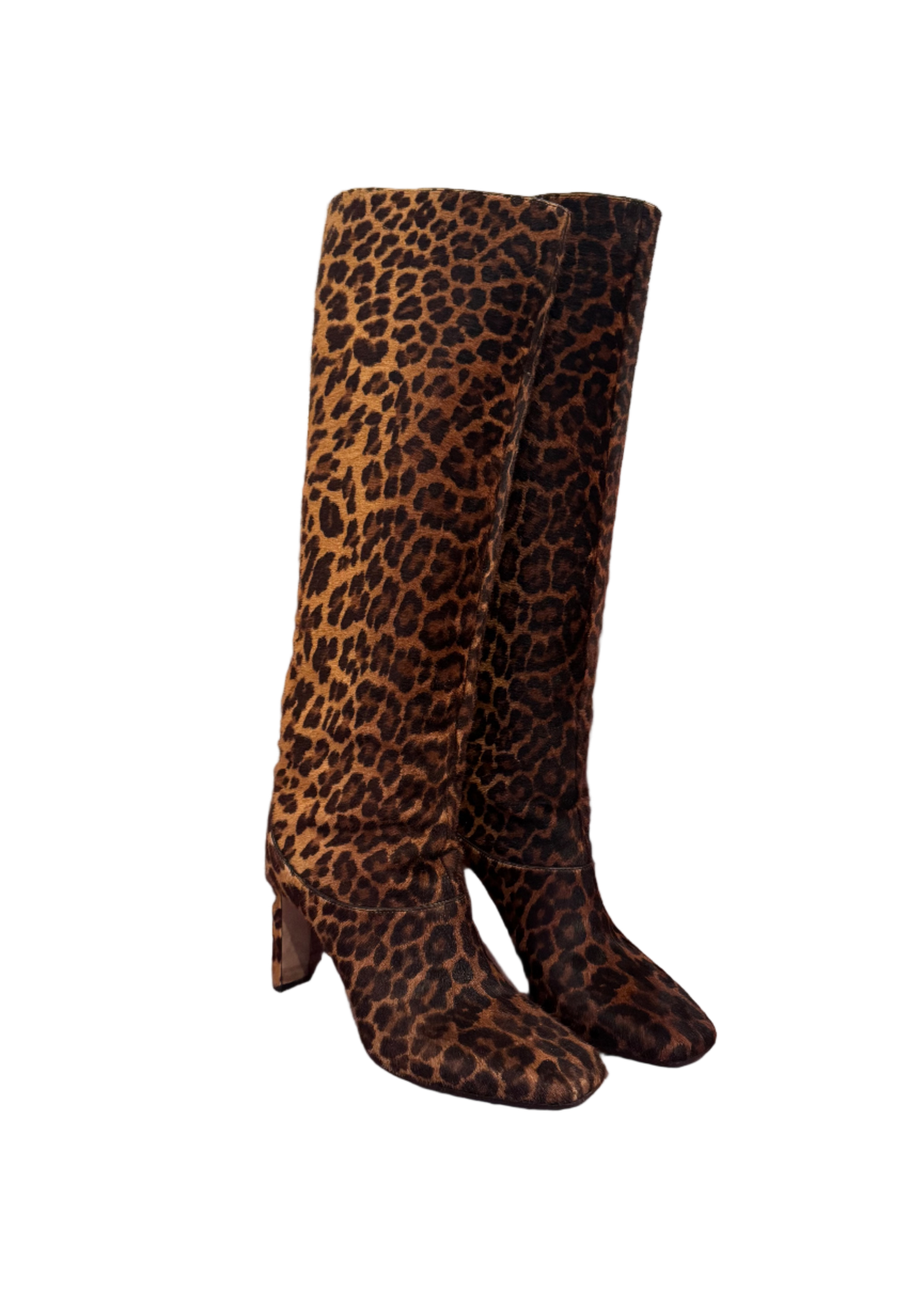 jimmy choo leopard boots, 38.5