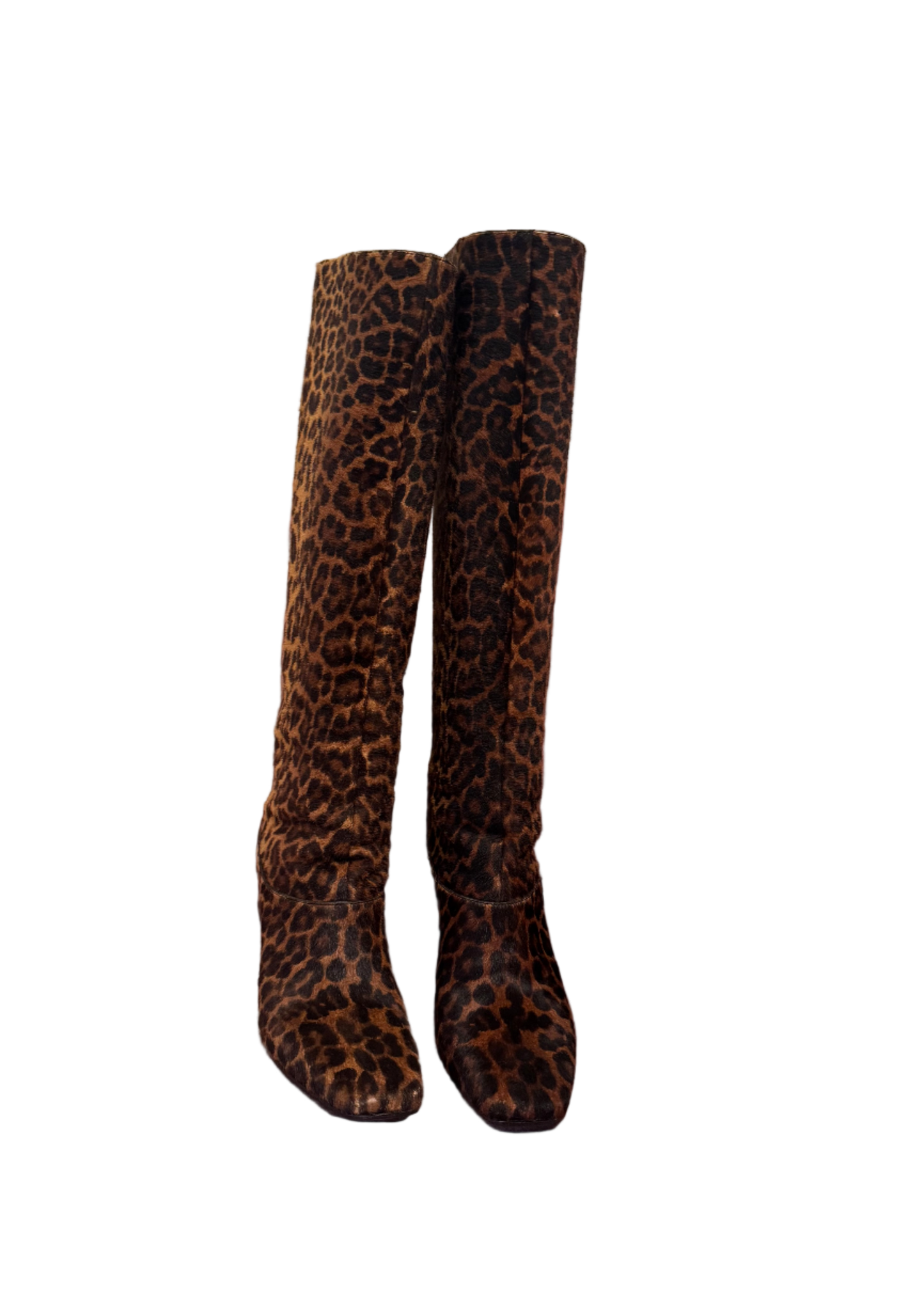 jimmy choo leopard boots, 38.5