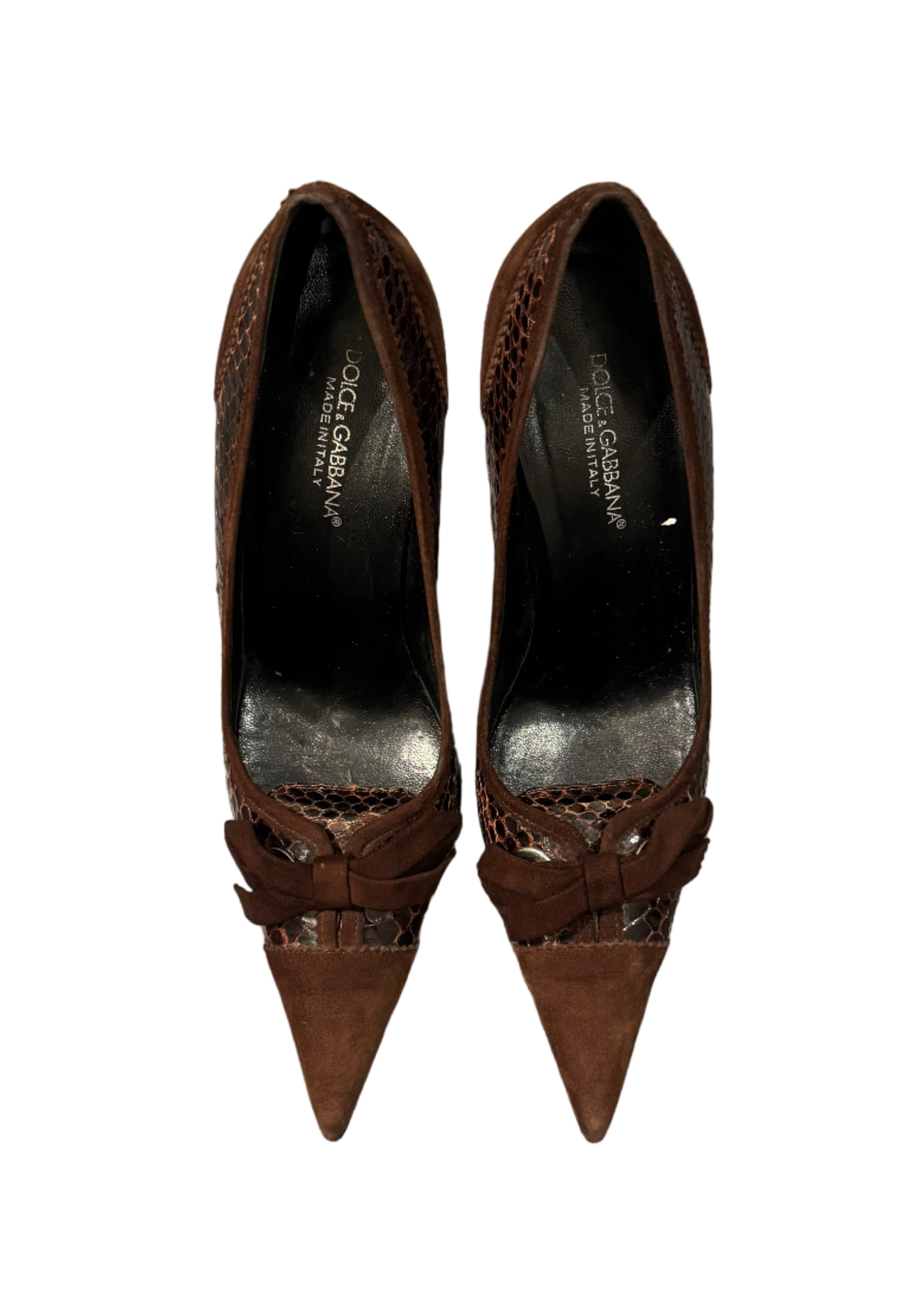 dolce & gabbana snakeskin heels