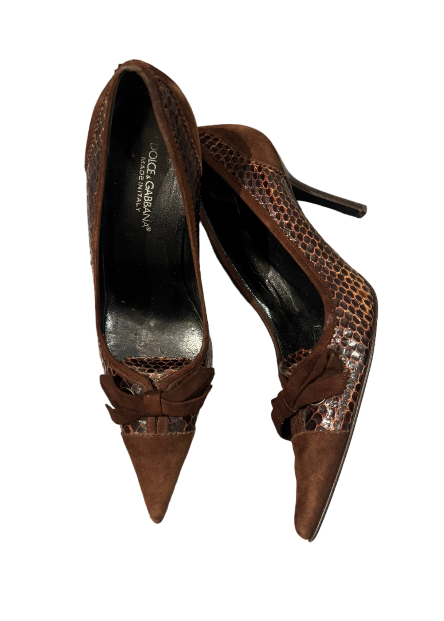 dolce & gabbana snakeskin heels