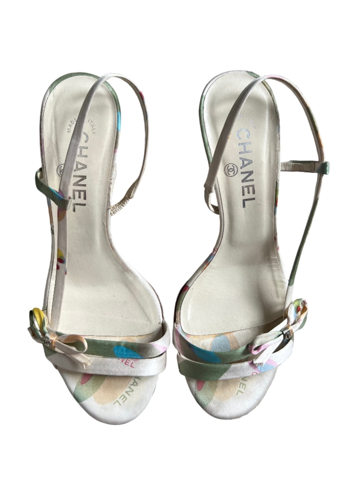 chanel bow heels, 38.5