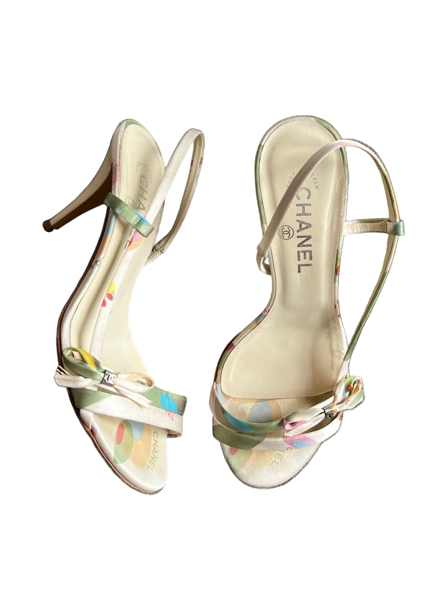 chanel bow heels, 38.5